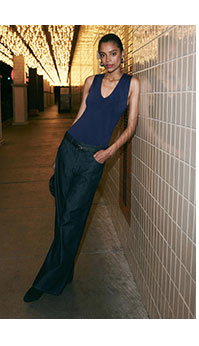 Shop Women's Navy Body Contour Bodysuit