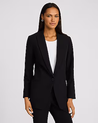 Studio Stretch Twill Boyfriend Blazer