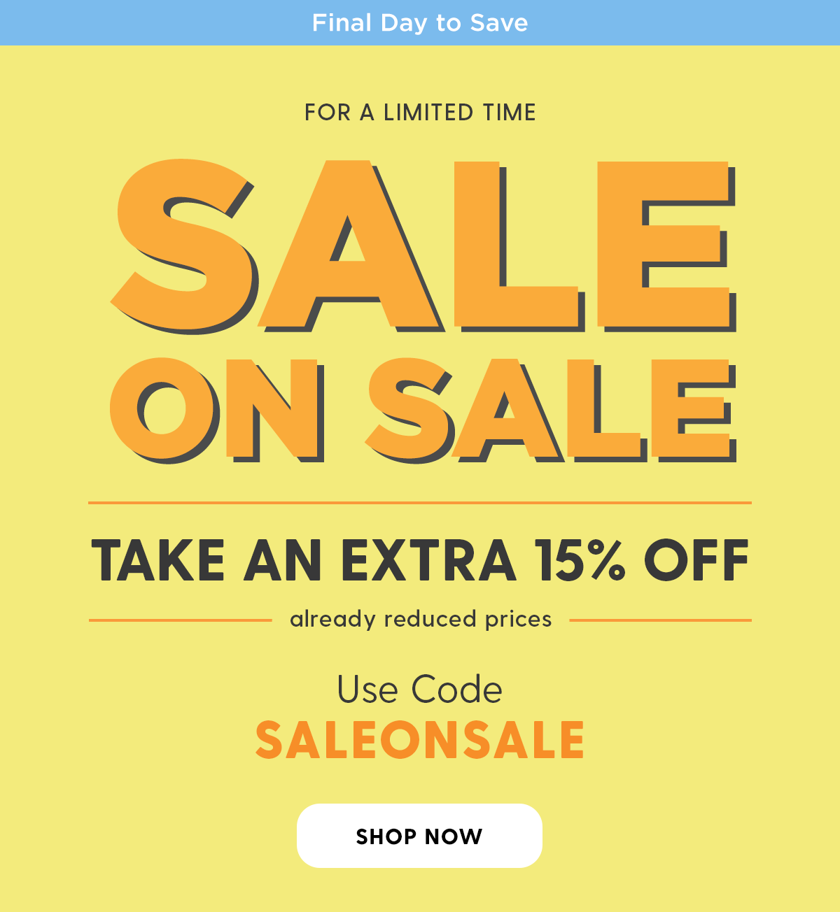 Same on Sale