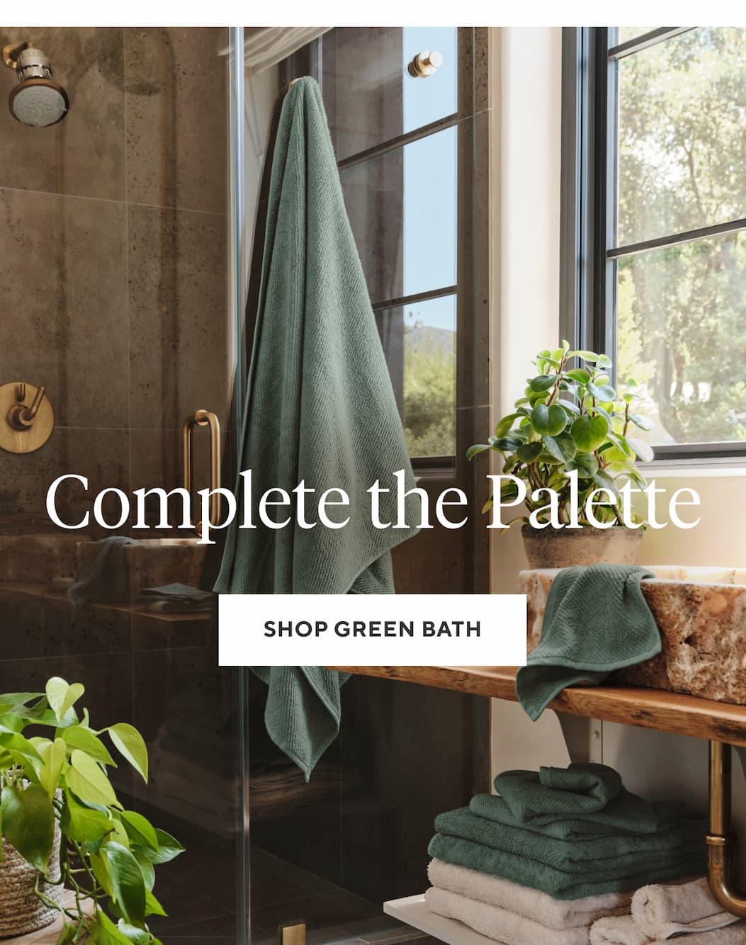 Complete the Palette Shop Green Bath