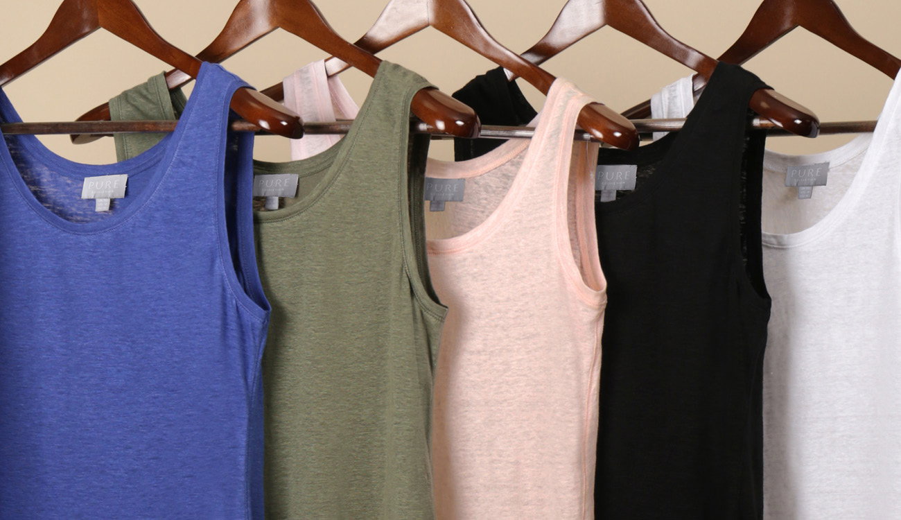 Luxury Linen Jersey Vest