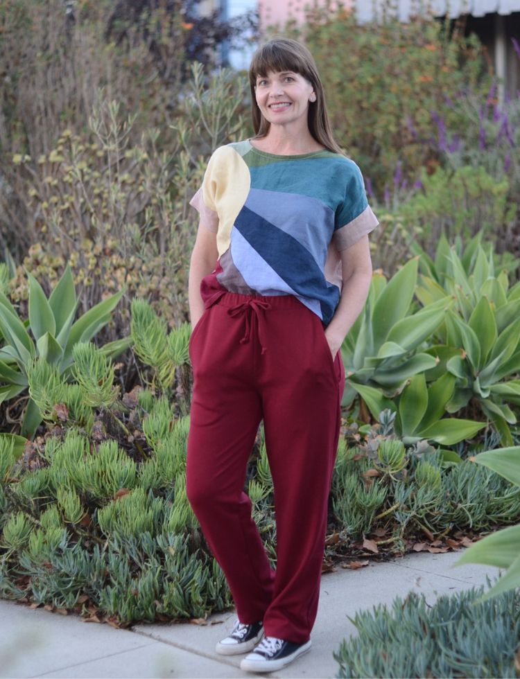 Katie Kennedy in the Paige Joggers