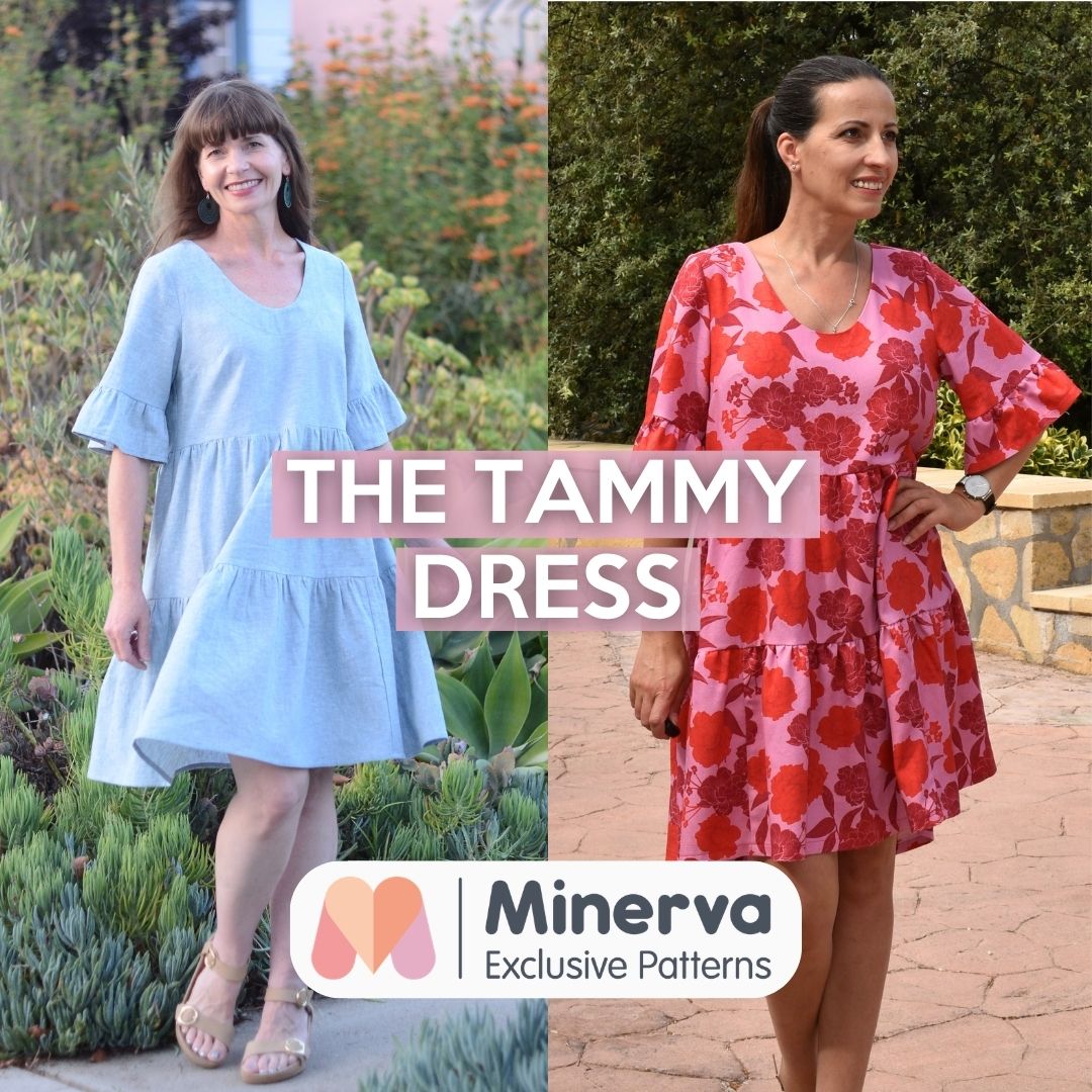 Try the new Minerva Exclusive Tammy Dress pattern
