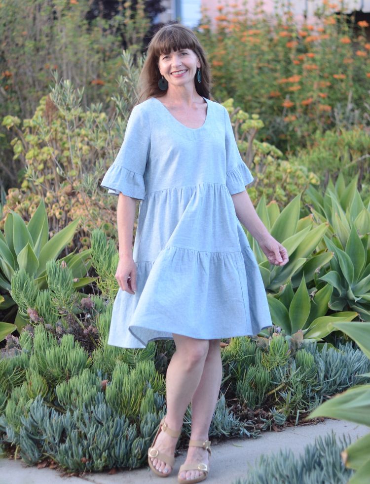 Katie Kennedy - Tammy in Yarn Dyed Linen Cotton