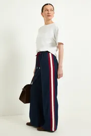 Side Stripe Drawstring Trousers