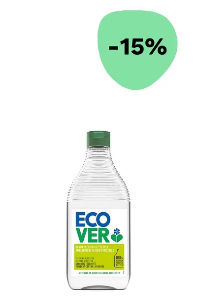 Ecover Liquide Vaisselle Citron et Aloe Vera 450ml -15%