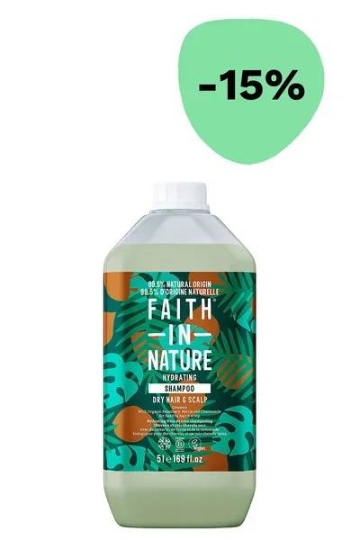 Faith in Nature Shampoing à la Noix de Coco 5L -15%