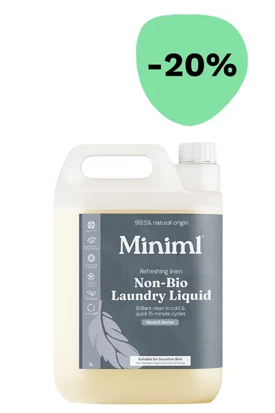 Miniml Lessive Liquide Fresh Linen Recharge 5L - 20%