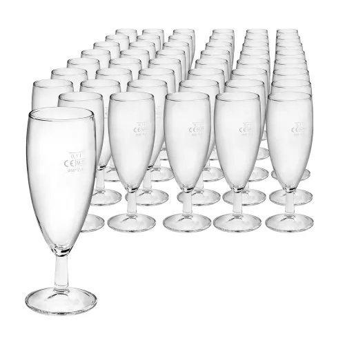 Spar-Pack Sektglas Super-Set mit Eichstrich