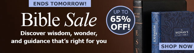 Bible Sale | Up to 65% Off