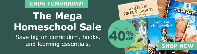 The Mega Homeschool Sale | Up to 40% Off