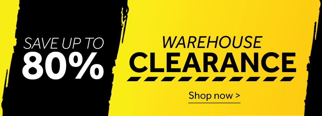 Warehouse clearance save up to 80%
