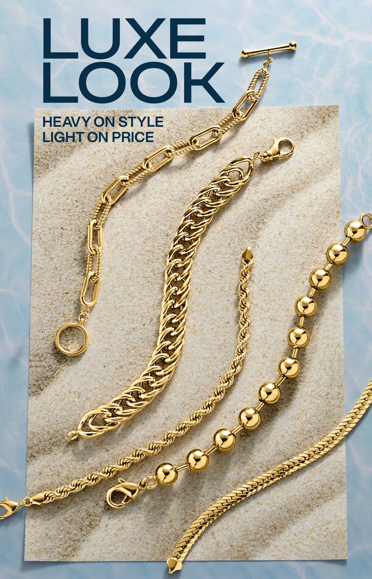 Luxe Look. Heavy on Style Light On Price