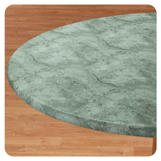 Marbled Vinyl Elasticized Table Cover