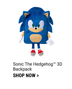 SONIC THE HEDGEHOG 3D BACKPACK