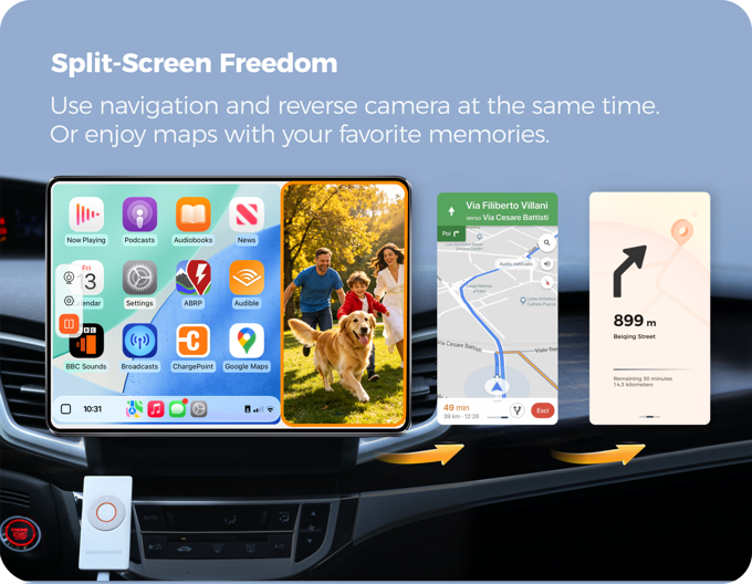HERMIX NANO app split-screen layout