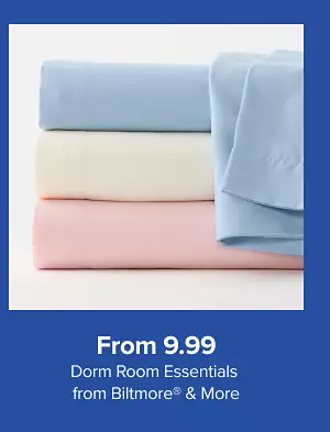 From 9.99 dorm room essentials from Biltmore and more. Shop now. Three different colored bed sheets