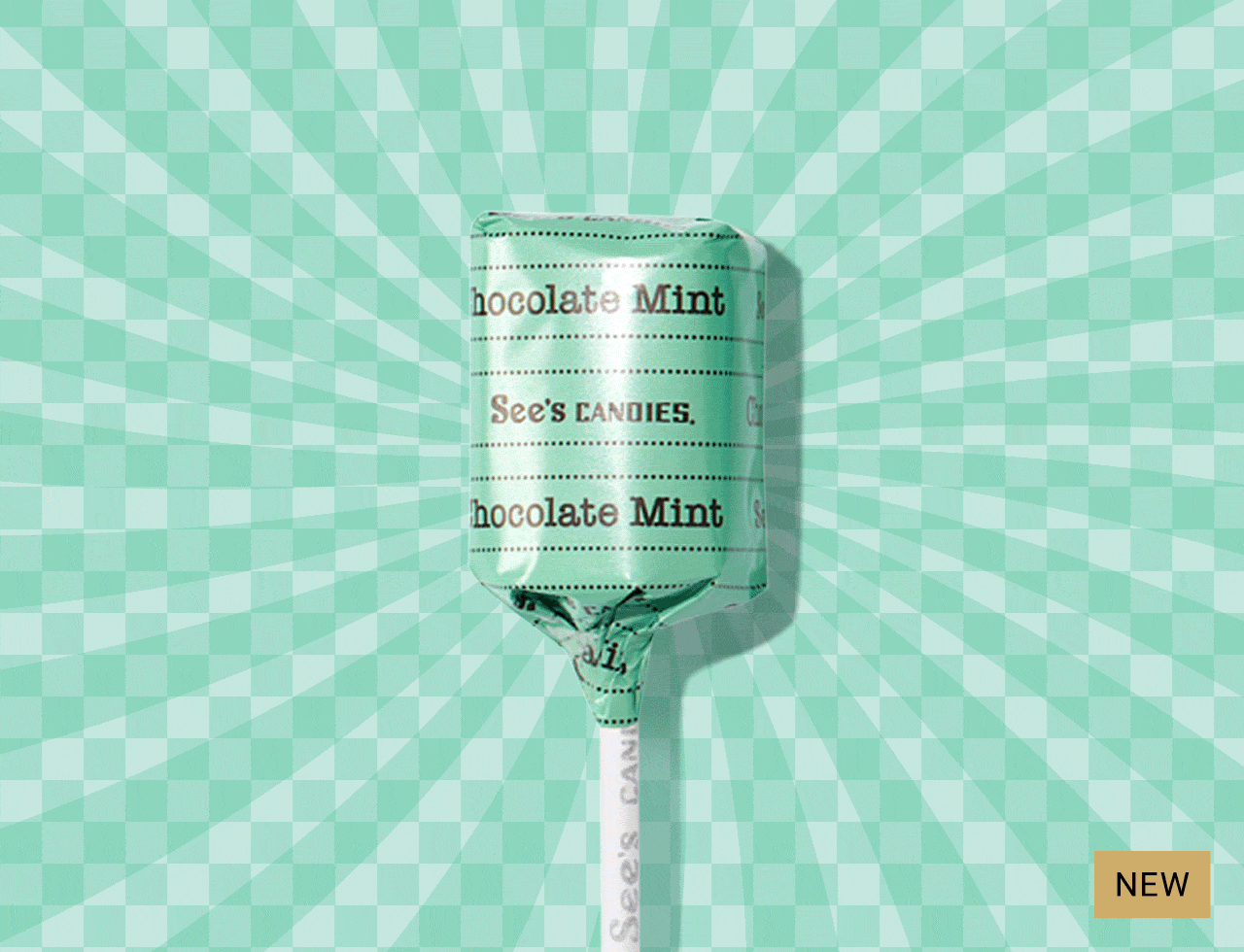 NEW: Chocolate Mint lollypop