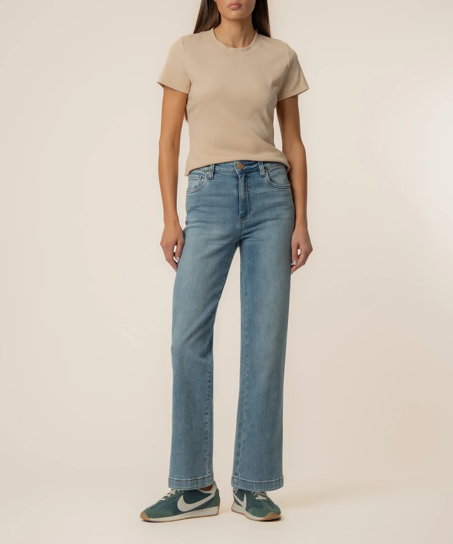 Image of Pattie High Rise Straight Leg in Outstanding Wash