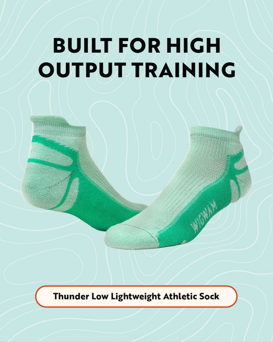 Thunder Low Lightweight Athletic Sock