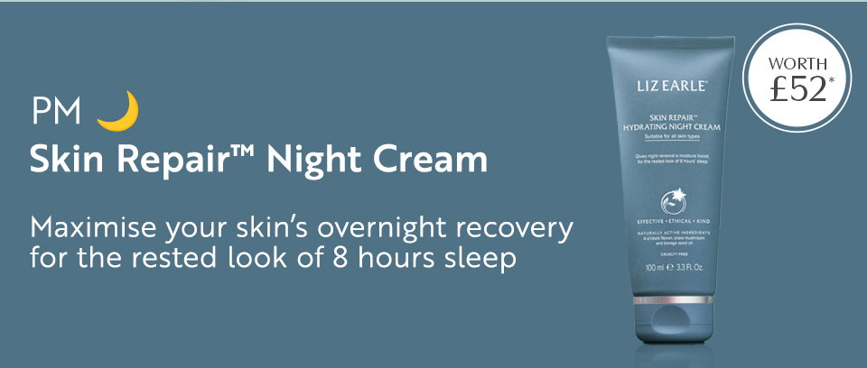 PM. Skin Repair™ Night Cream Maximise your skin’s overnight recovery for the rested look of 8 hours sleep