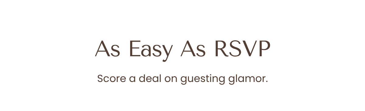 As Easy As RSVP