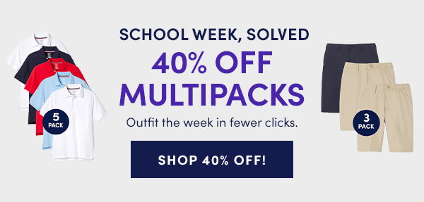 40% off multipacks