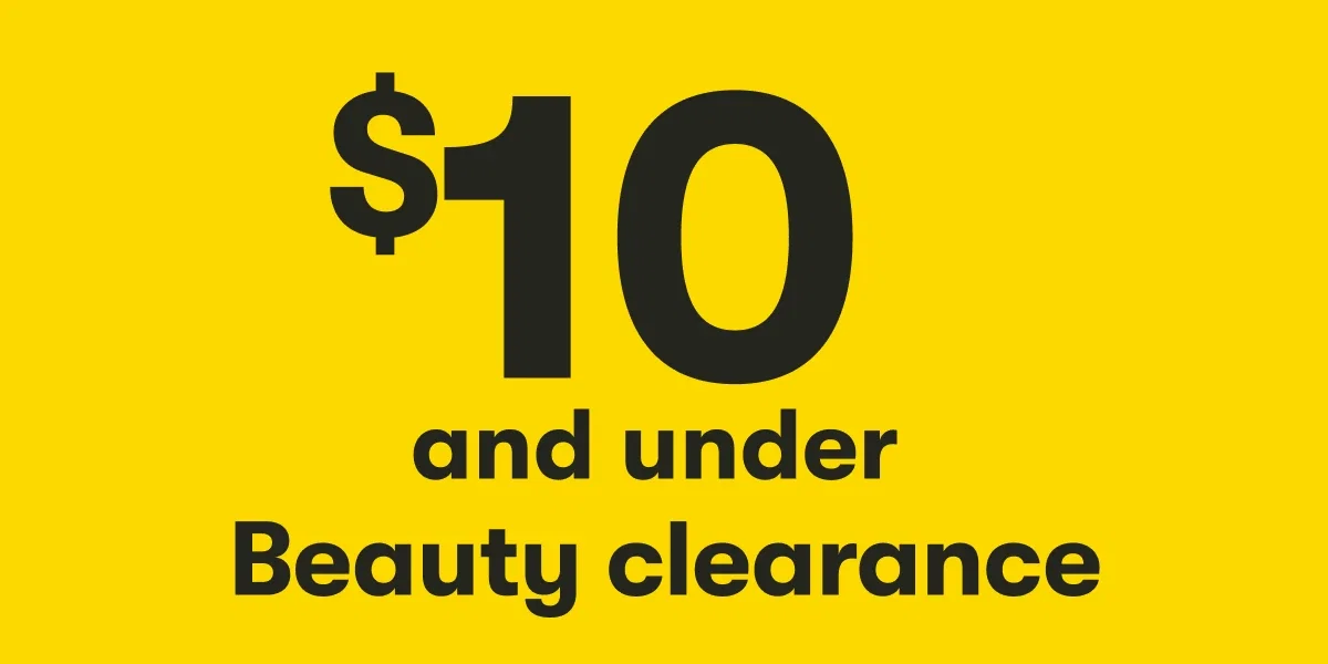 $10 and under Beauty clearance
