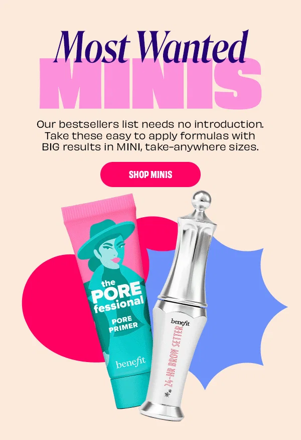 Shop Benefit's Mini Bestsellers