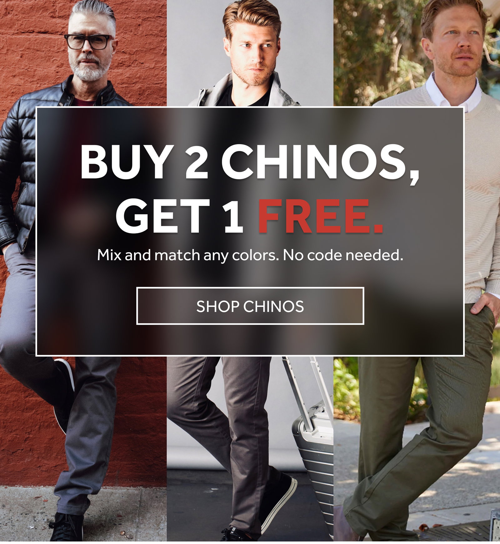 buy 2 chinos get 1 free