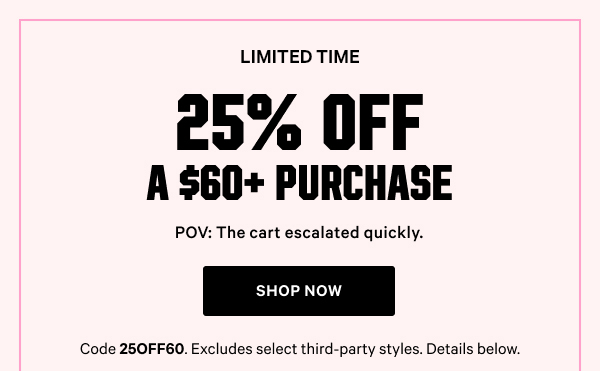 [Limited Time]   $6 Full-Sized Beauty    Orig. $19.95. Select items. Excludes clearance. Priced as marked. Limit 30 per order.    Shop Now >