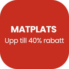 Upp till 40% på matplats
