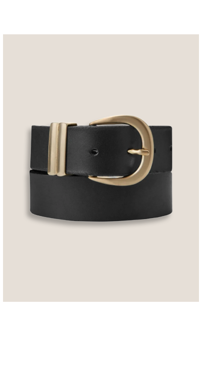 Baukjen Signature Gold Buckle Belt