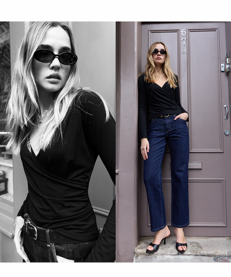 Lina Fixed Wrap Top