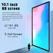 4G Android Tablet 10.1 Inch 16GB 512GB Storage WIFI Dual SIM Long Battery Device Grey Sleek Multimedia Christmas Gifts