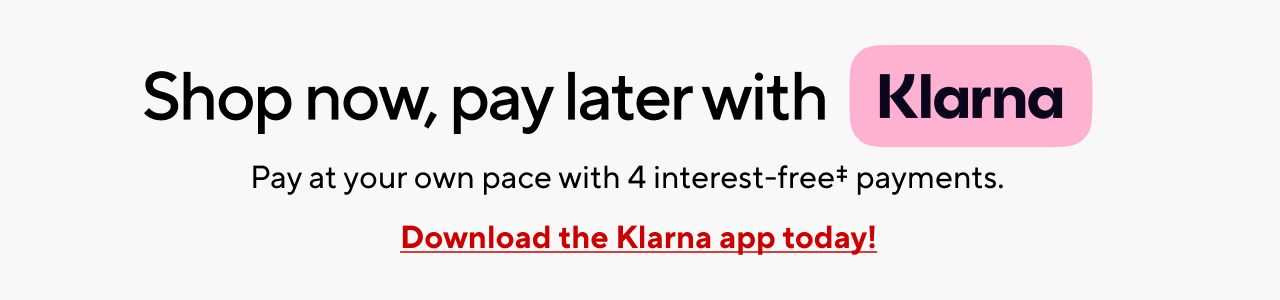 Download the Klarna app today!