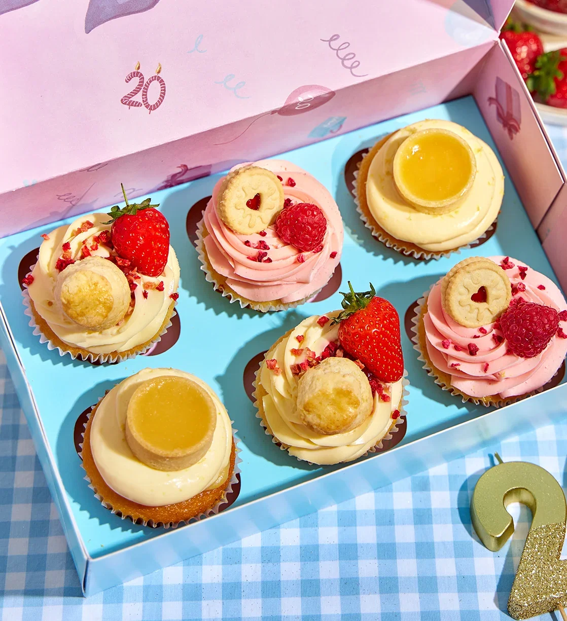 Image of 20th Birthday Cupcake Box