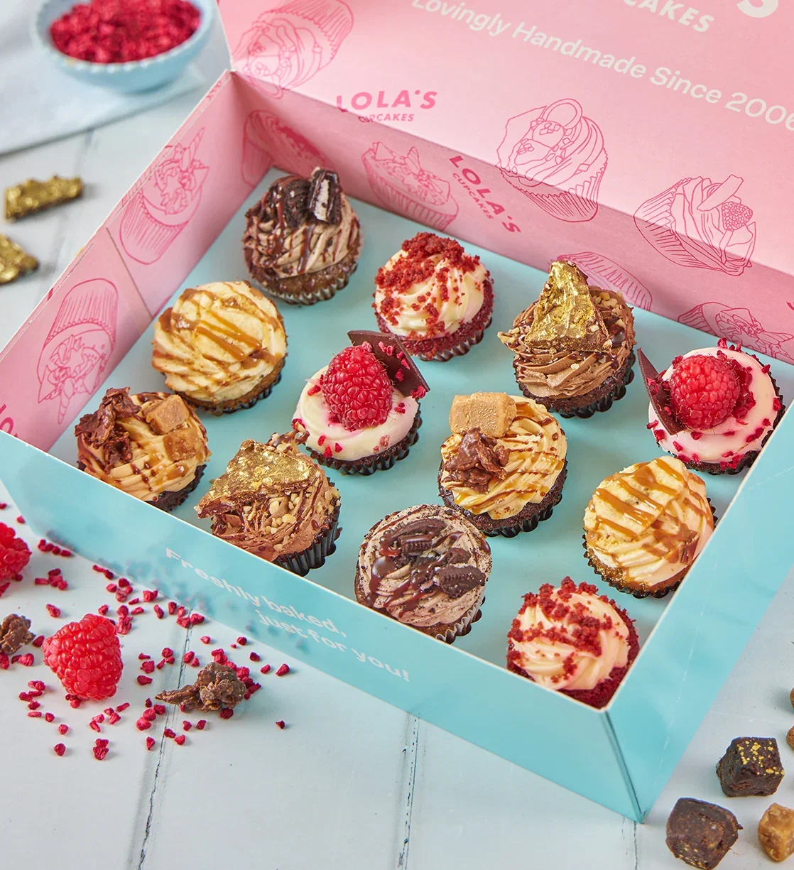 Image of Assorted Classics Mini Cupcake Box
