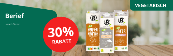 30% auf Berief Produkte