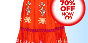 Remarkable Embroidered Maxi Skirt