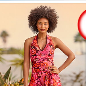Fabulous Floral Halter Top