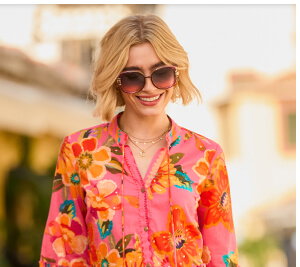 Sunshine Days Printed Top