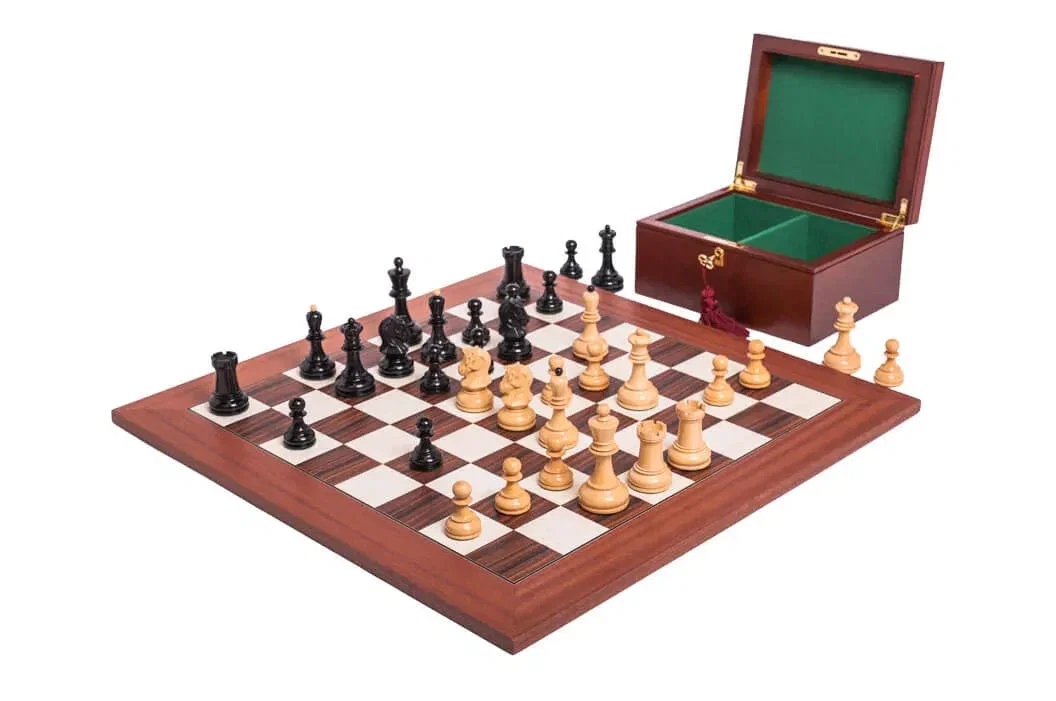 Image of The Dubrovnik Chess Set, Box, & Board Combination