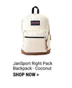 JANSPORT RIGHT PACK BACKPACK - COCONUT