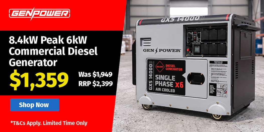 8.4kW Peak 6kW Commercial Diesel Generator