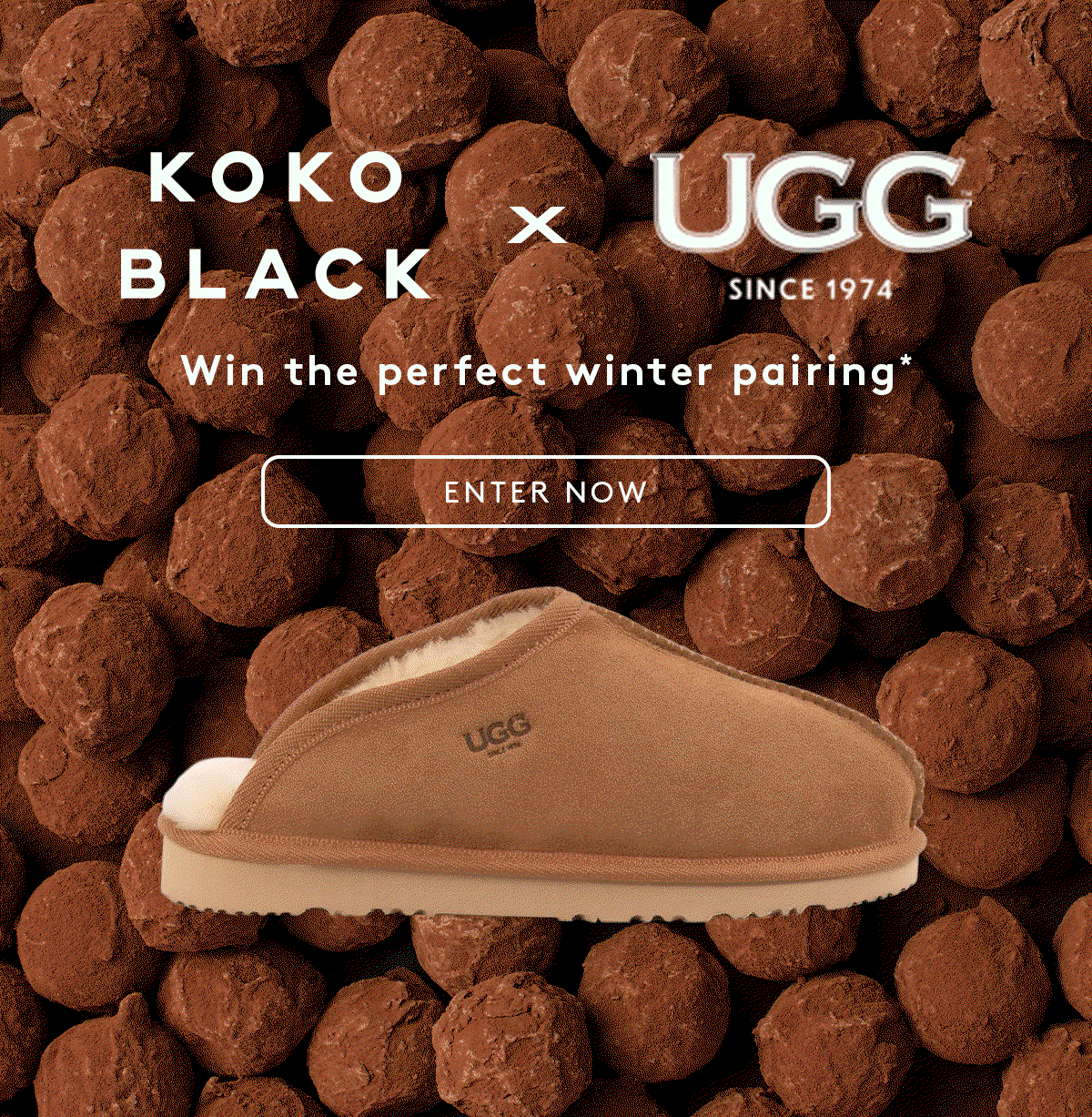 Koko Black and Ugg Since 1974, win the perfect winter pairing