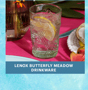 LENOX BUTTERFLY MEADOW DRINKWARE