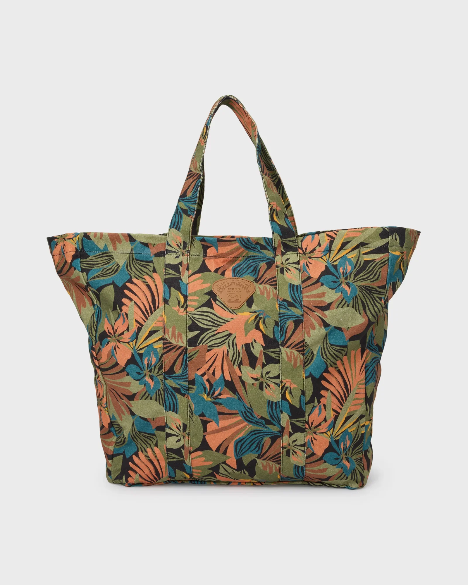 Image of Poppins Playa Zip Top Tote - Black Multi
