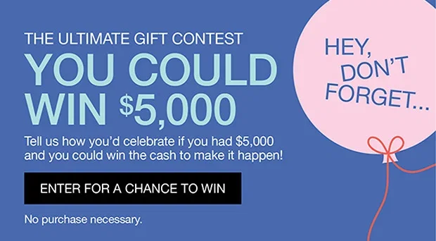 Enter For A Chance To Win