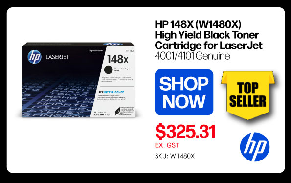 Shop Now HP 148X W1480X High Yield Toner for LaserJet 4001/4101 Genuine - $325.31 Ex GST